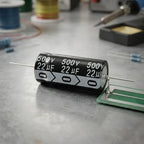 Condensador Electrolitico Axial 22uf 500v