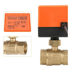 Electro Valvula Bola Motorizada Llave 12v 24v Dn25 Actuador