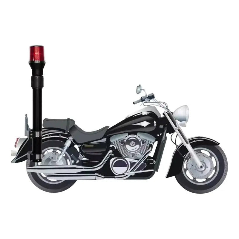 Baliza Led Policial Emergencia Moto 12v Rojo Azul Estrobo
