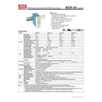 Fuente Poder Riel Din Mean Well Mdr-60-48 48v 1.25 amp 60w