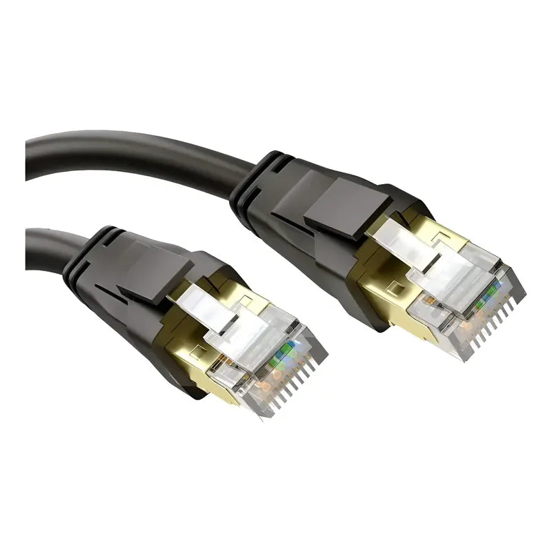 Cable De Red 1mt Cat8 40gbps 2000mhz Ethernet Rj45 S-ftp Utp