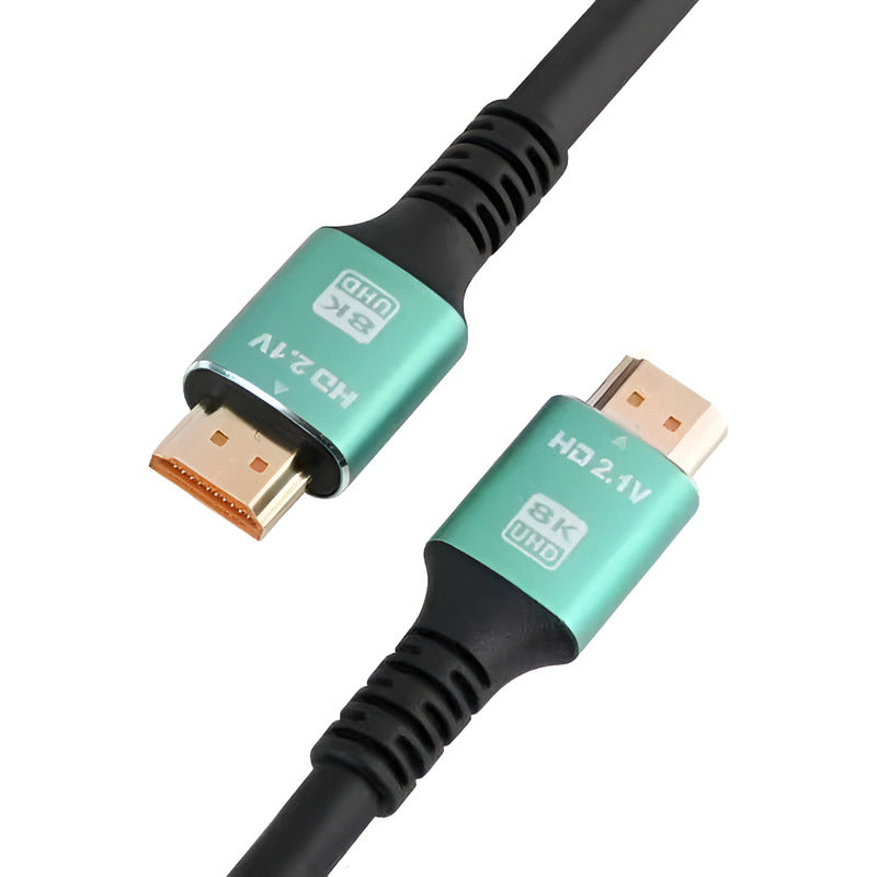 Cable Hdmi 8k 4k Uhd Hdtv V2.1 1.5mt 144hz 48gbps 7680x4320p