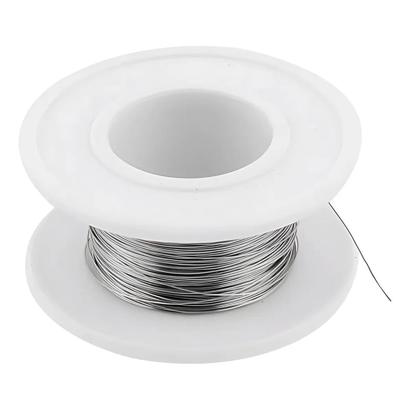 Carrete Rollo 10 Metros Nicrom 0,5mm - 5.5ohm/m Awg24