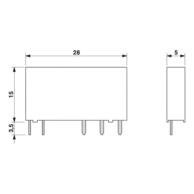 Rele Relay Cat700-tbr60 60v Dc 6a 250v Ac 5 Pines