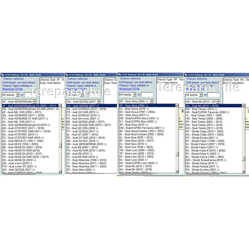 Software Escaner Auto Vagcom Vcds Hexv2 Para Volkswagen Audi