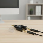 Adaptador 3.5mm Audio Macho Microfono Audifono Hembra Pololo