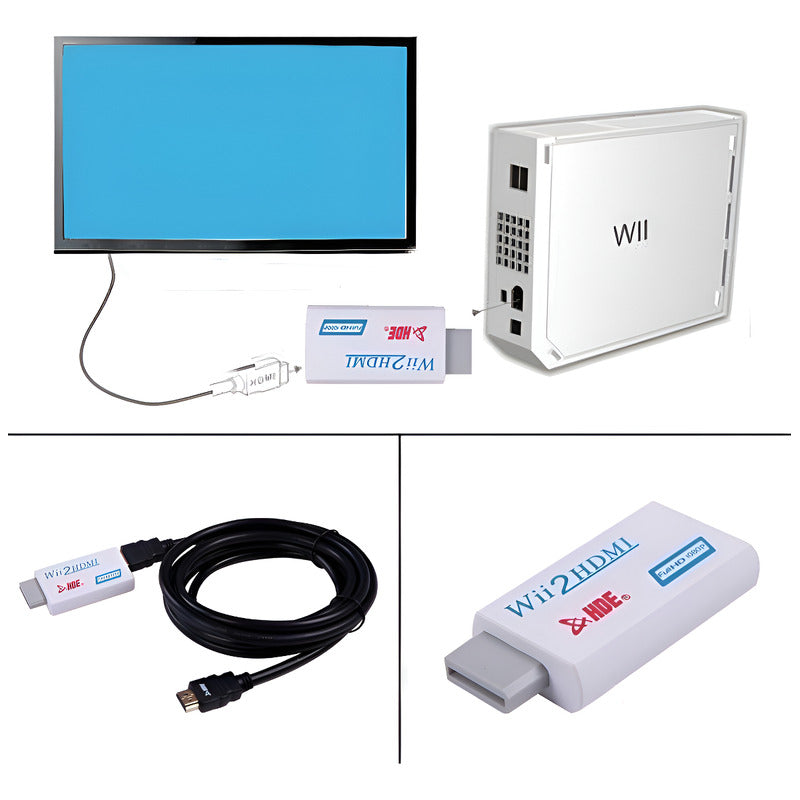 Adaptador Para Nintendo Wii A Hdmi Convertidor Wii2hdmi 1080