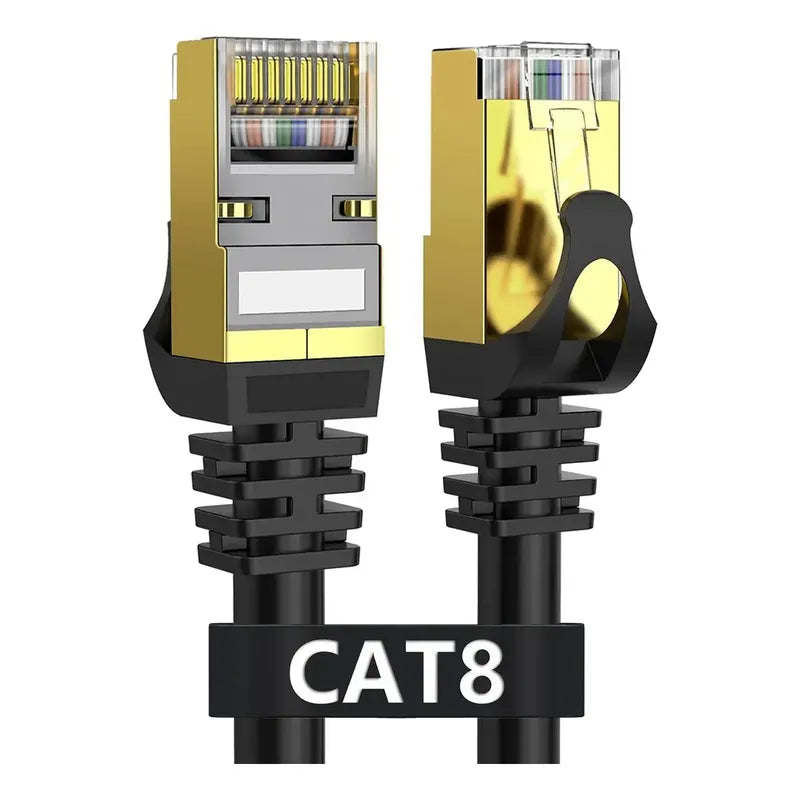 Cable De Red Cat8 50mt 40gbps 2000mhz Categoria 8 Rj45 S-ftp