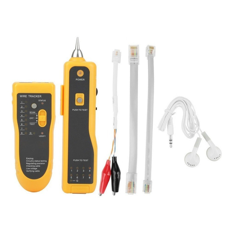 Tester Red Lan Rj45 Telefono Cable Rj11 Cat5 6 Wire Tracker