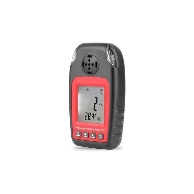 Medidor Detector H2s Acido Sulfhidrico Sulfuro Hidrogeno Rojo
