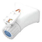 Sirena Advertencia Bocina Blanca Doble Tono 130db 12v 30w Blanco