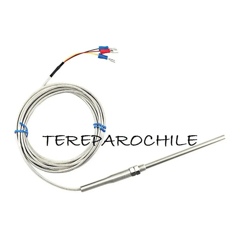 Pt100 Rdt Sensor Temperatura -50 400 Grados 1mt