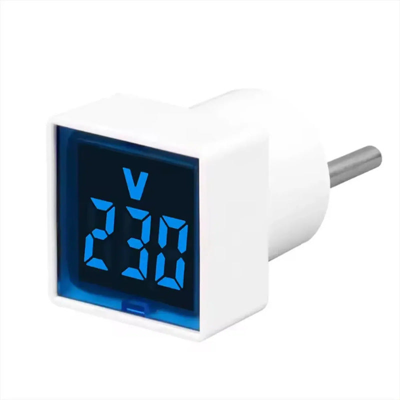 Voltímetro Medidor Tester Red Eléctrica Lcd 220v Enchufe