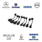 8 Cables Camion Obd2 Obdii Scanner Para Delphi Launch Autel