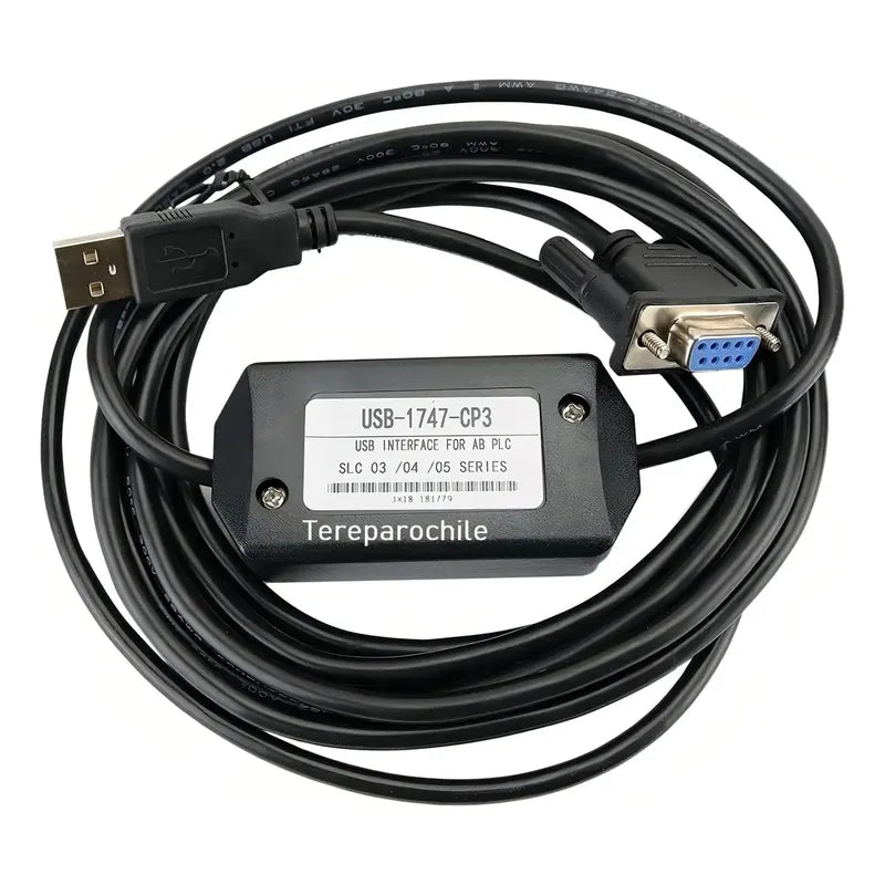 Cable Programación Usb Db9 Negro 1.8m Allen Bradley Slc 1747-cp3
