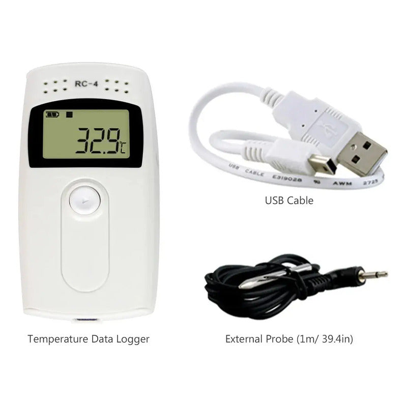 Data Logger Registrador Temperatura Humedad Log Datos Rc-4