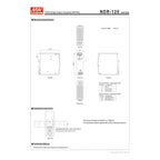 Fuente Poder Mean Well Riel Din Metal 24v 120w Ndr-120-24