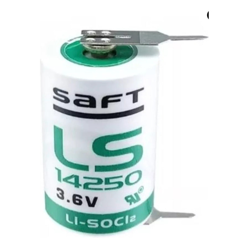 Celda Tipo Saft Ls 14250 3.6v Con Pines Para Soldar
