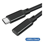 Cable Usb-c 3.1 Gen2 3m 10gbps Pd 100w 4k 60hz Negro Tereparochile
