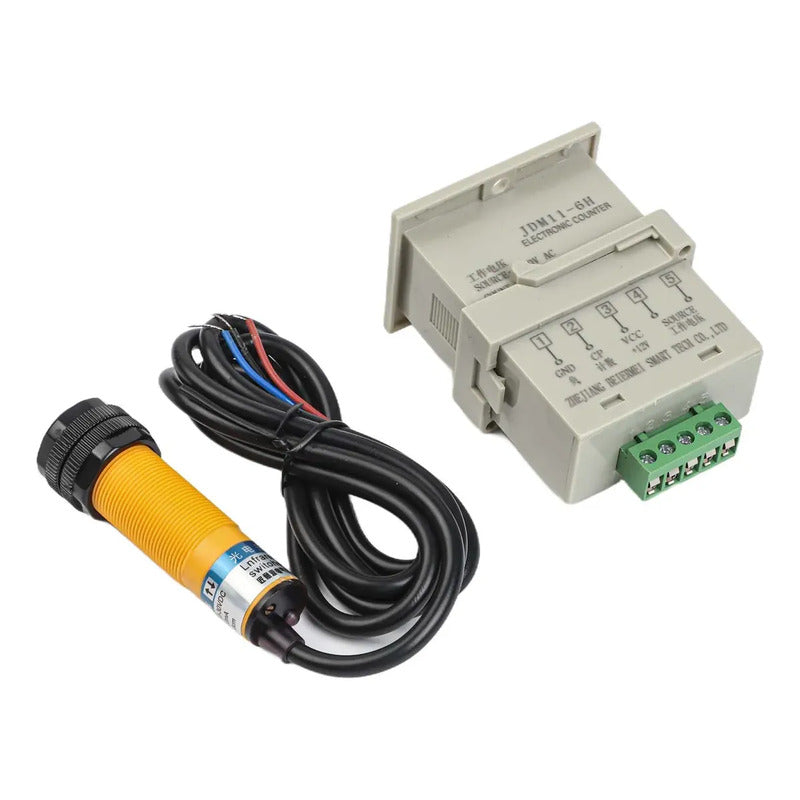 Contador Electronico Sensor Fotoelectrico 6 Digitos 12v 24v
