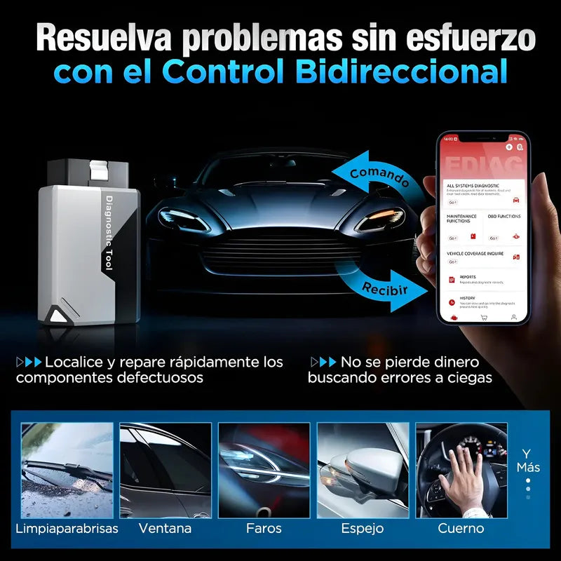 Escaner Automotriz Kingbolen Ediag Elite Obd2 Multimarca