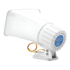 Sirena Advertencia Bocina Blanca Doble Tono 130db 12v 30w Blanco
