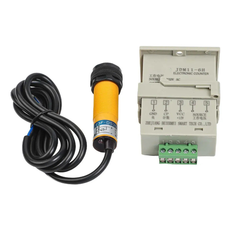 Contador Electronico Sensor Fotoelectrico 6 Digitos 12v 24v