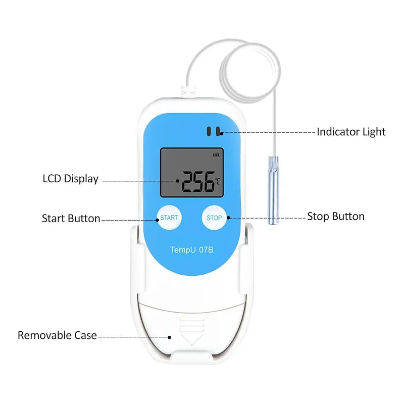 Registrador Temperatura Humedad Data Logger Usb Con Sonda