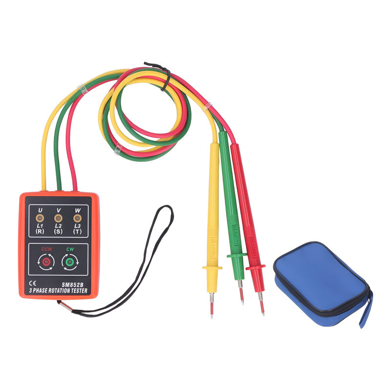 Secuencimetro Trifasico Medidor Secuencia De Fases Sm852b