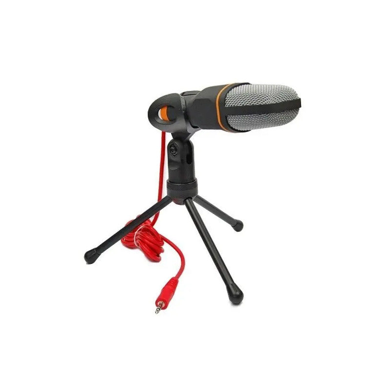 Micrófono Condensador Andowl Q-888 Gamer Estudio 1.8m - Negro
