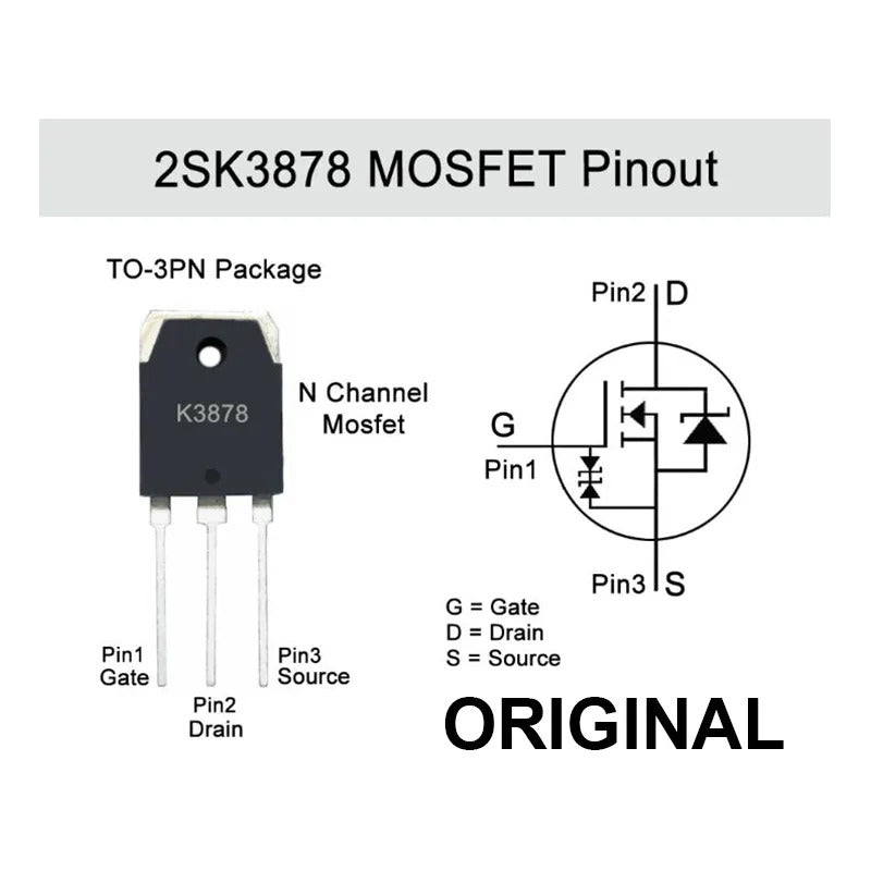 Transistor Mosfet K3878 2sk3878 K 3878
