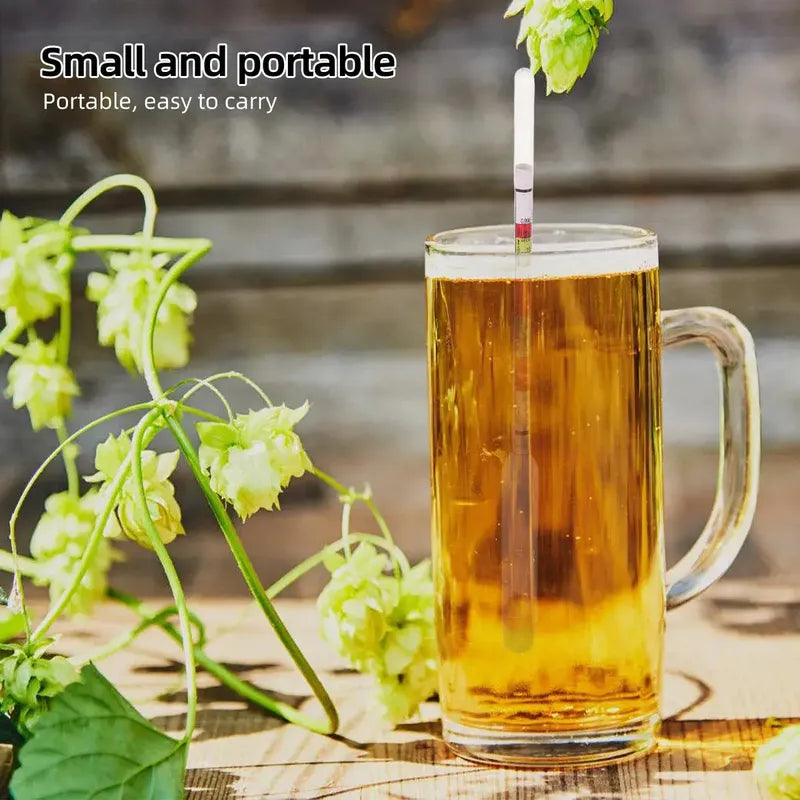 Densimetro De 3 Escalas Para Cerveza Vino Sidra