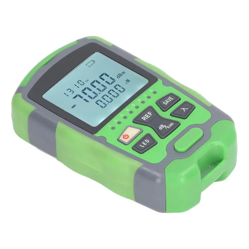 Kit Herramientas Fibra Óptica Aua-x5 Medidor Potencia Ftth Multicolor (negro, Azul Y Verde)