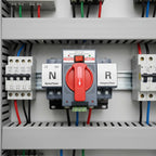 Ats Switch Transferencia Automatico Mcb 63a 220v Generador Gris Claro