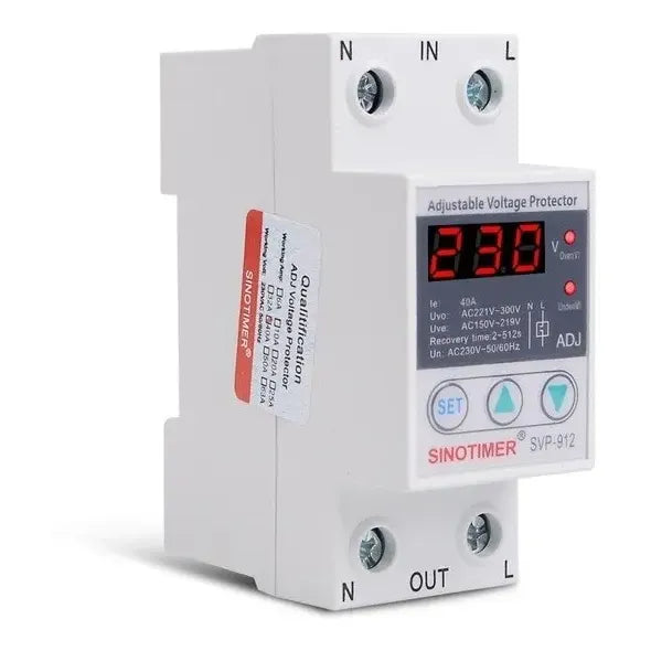 Relé De Protección Sobre Y Bajo Voltaje -red 220v Ac - 40a