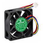 Ventilador Fan Cooler Kd6025h12d 12v 60x25mm 4 Cables Negro
