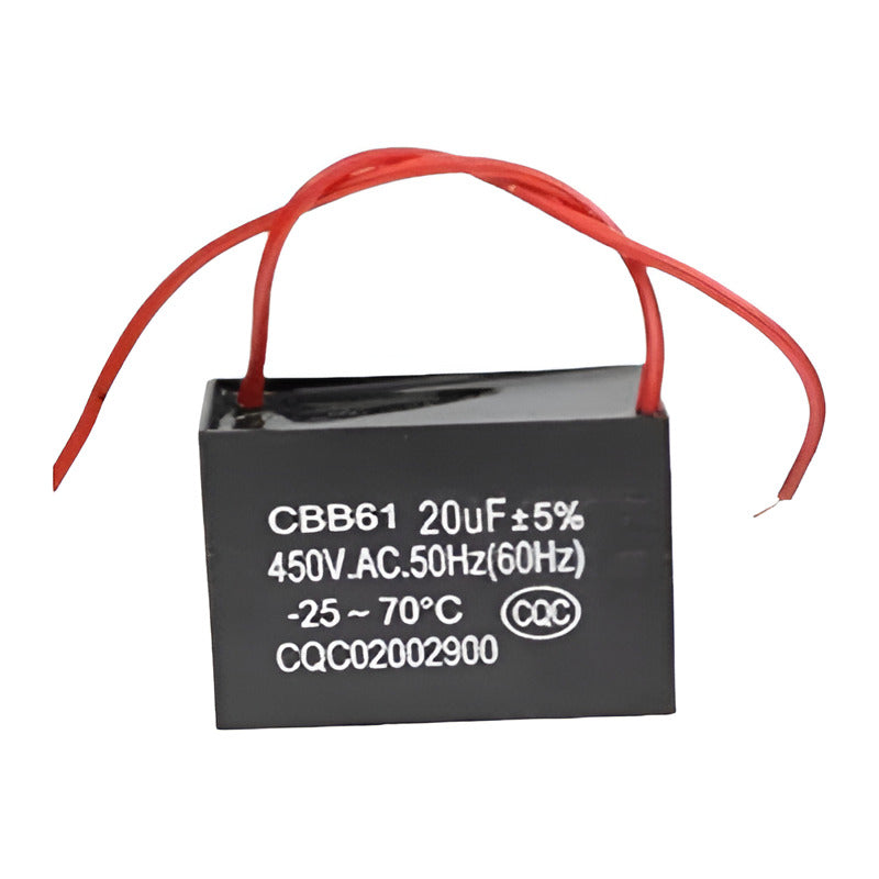 Capacitor Condensador Cbb61 20uf 450vac 20 Uf