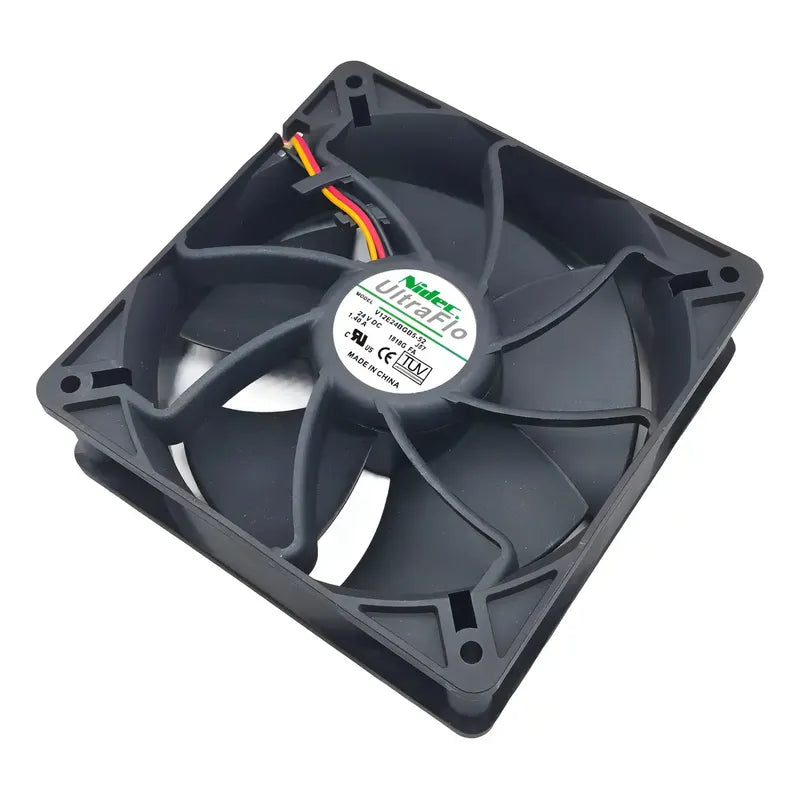 Ventilador Nidec V12e24bgb5-52 24v 120x120x38mm Fan Cooler Negro