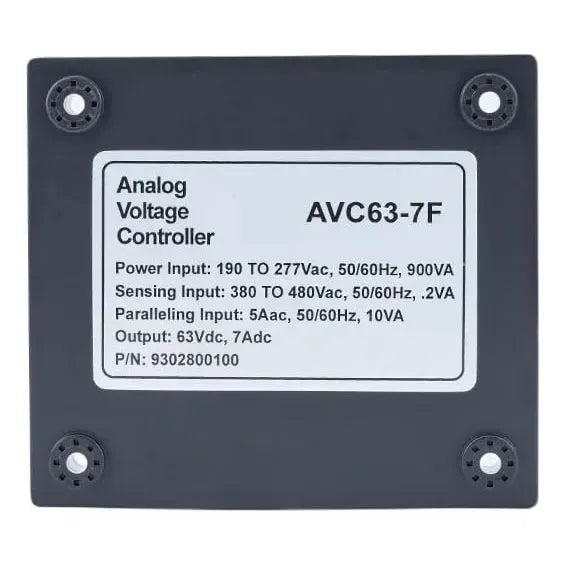 Regulador Voltaje Automatico Avr Avc63-7f Generador Diesel