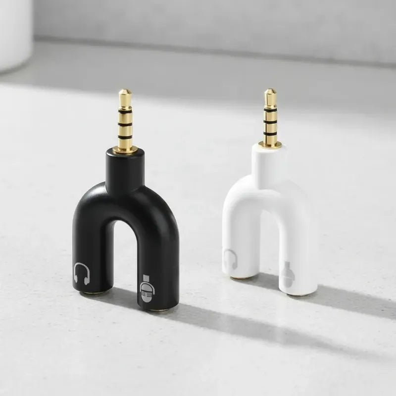 Adaptador 3.5mm Audio Macho Microfono Audifono Hembra Pololo