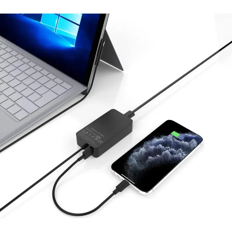Cargador Para Microsoft Surface Pro 65w Laptop Tablet Negro