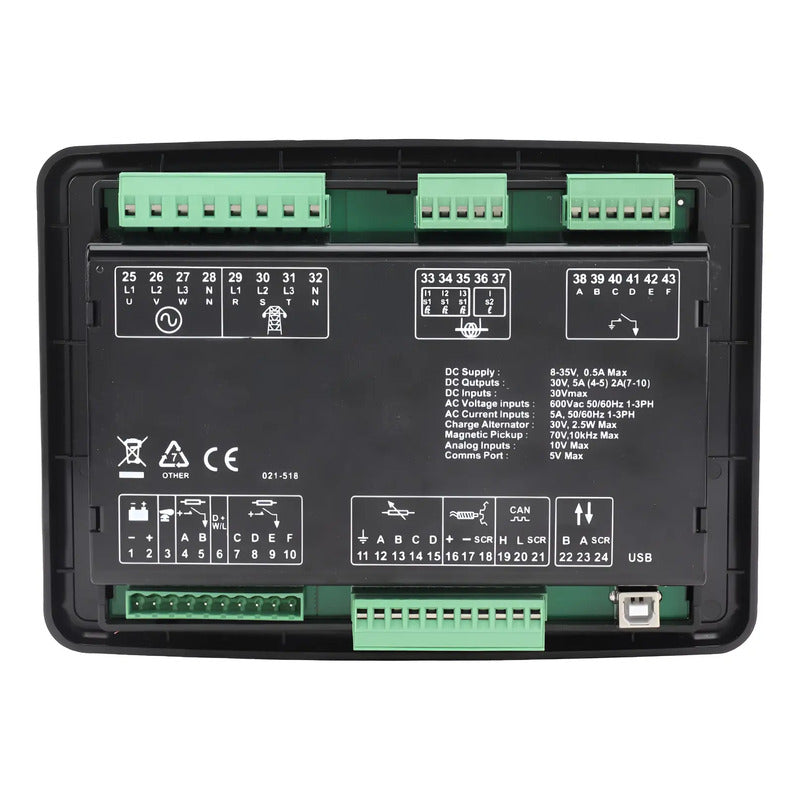 Modulo Control 6120 Mkii Para Generador Automatico Ats Lcd