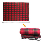 Manta Termica Para Auto 12v Con Calefaccion Frazada Chiporro Rojo Cuadros (buffalo Check)