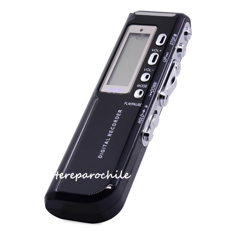 Grabadora De Voz Digital 8 Gb + Microfono + Modulo Telefono Negro