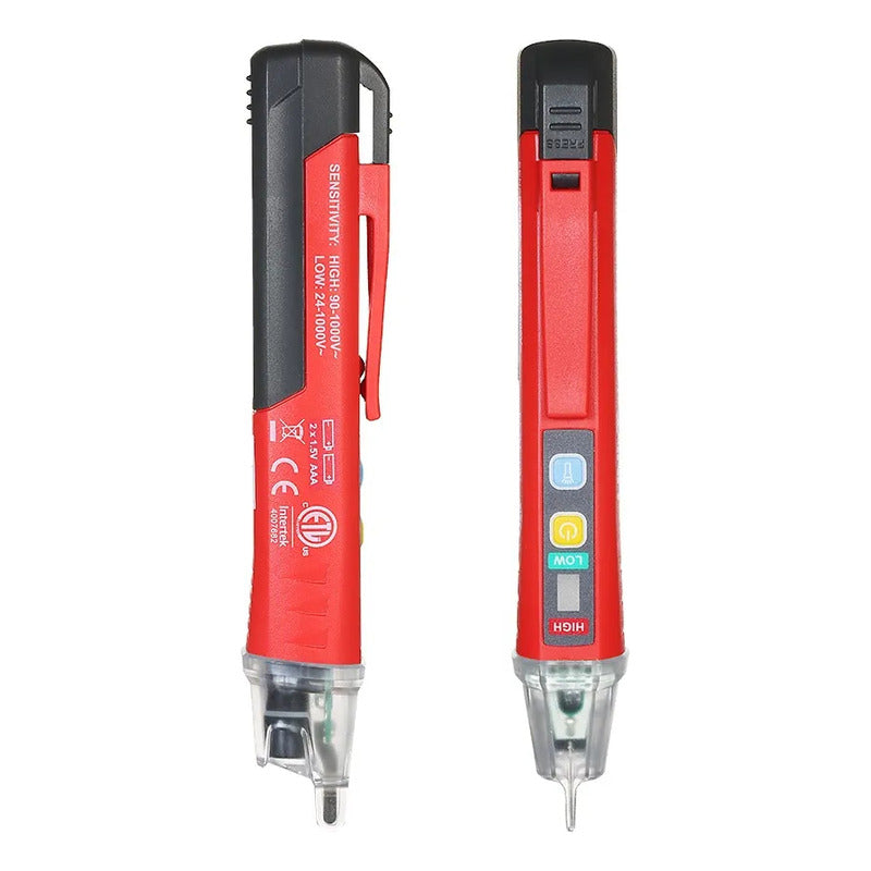 Tester Detector Fase Buscapolo Voltaje Uni-t Portatil 1000v Rojo Y Negro