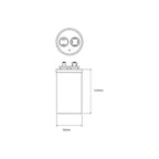 Condensador Capacitor Electrolítico Motor 70uf Cbb65 450v Ac