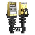 Cable De Red 1mt Cat8 40gbps 2000mhz Ethernet Rj45 S-ftp Utp