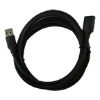 Cable Extensión Alargador Usb A Macho-hembra 3 Metros Usb3.0 Negro