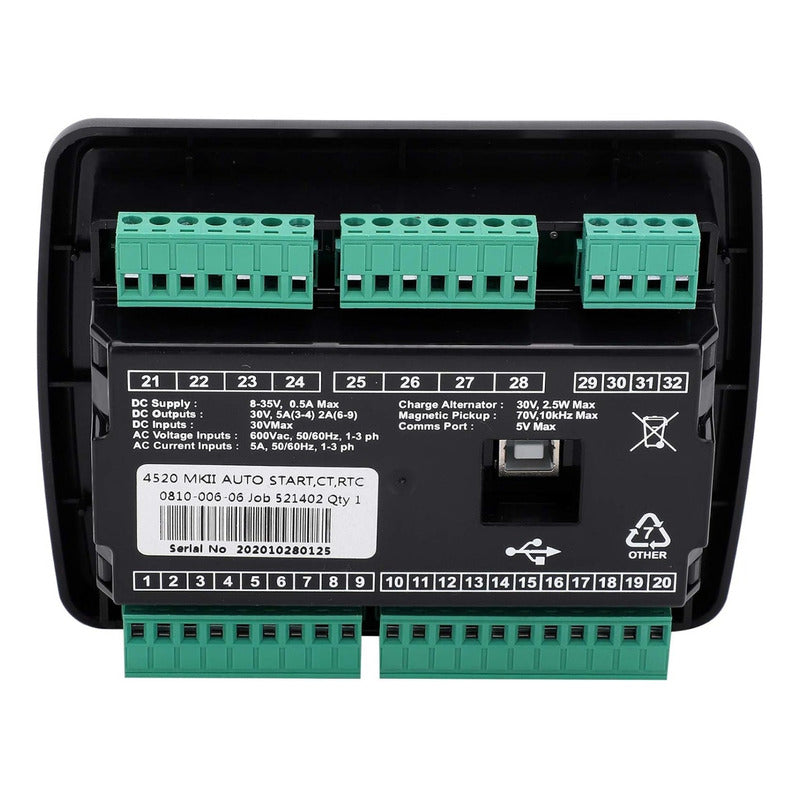 Módulo Lcd Controlador De Generador Dse4520 Mkii Ats