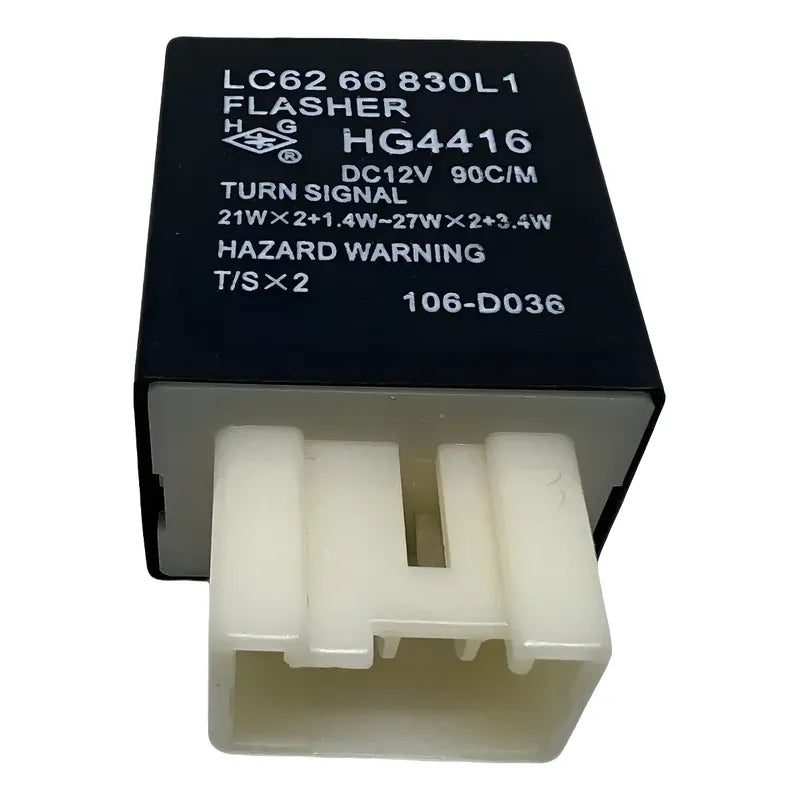 Rele Relay Luces Intermitente Lc62-66-830 Para Mazda Ford Negro